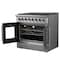 Forno Galiano 36In. Freestanding French Door Dual Fuel Range FFSGS6356-36 - alternate 3